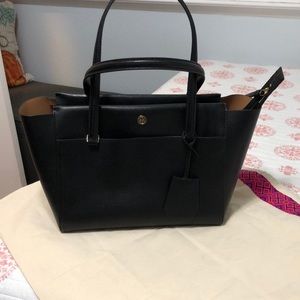 Tory Burch Parker Small Leather Tote with Dust Bag